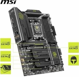Resim Msı Mag X870E Tomahawk Wıfı Anakart, Atx - Amd Ryzen 9000/8000 / 7000 Işlemcileri, AM5-80A Sps Vrm, Ddr5 Bellek Arttırma 8400+ Mt/s (Oc), Pcıe 5.0 X16, M.2 Gen5, Wi-Fi 7, 5g Lan'ı Destekler 