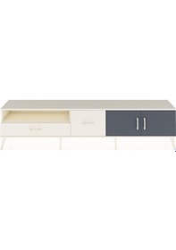 Resim Arges Tv Ünitesi 2 Raflı 2 Çekmeceli 2 Kapaklı 220x30x51 Aytaşı-antrasit/aytaşı Antrasıt/aytası - Aytası 