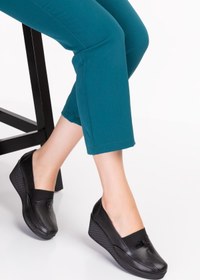 Resim ARTI ARTI AYAKKABI Artı-artı014-14034 Hakiki Deri Ortopedik Kadın Platform Topuk Ayakkabı 