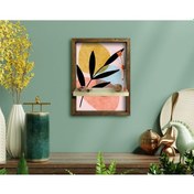 Resim Bk Home Doğal Masif Ahşap Çerçeveli Tablo Duvar Rafı-44 (551053113) 