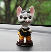 Resim Otoriter Sallayarak Kafa Köpek Pano Oyuncakları Bebek Araba Süs 1 Adet 