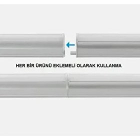 Resim Cata Mutfak Tezgah Altı Aydınlatma 20W 120CM Gün Işığı Özellikli Sarı Renkli 