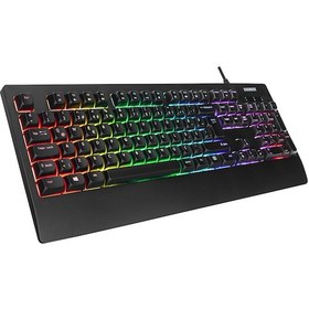 Resim Everest Kb-93 Siyah Usb Rainbow Aydınlatmalı Q Membrane 