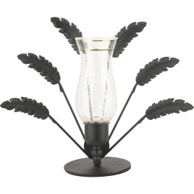 Resim Begüsa Beliz Camlı Metal Aksesuar Siyah 