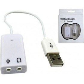 Resim Bilgisayar Naptop Notebook Usb Ses Kartı 7.1 Virtual 3D Harici 
