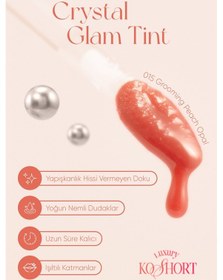 Resim Clıo Crystal Glam Tint 15 Grooming Peach Opal 15 
