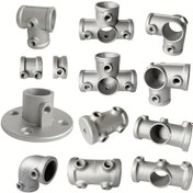 Resim 6 adet 3/4" Yuvarlak Alüminyum Alaşımlı Boru Bağlantı Elemanları - Paslanmaz Klipsli Bağlantı Elemanları, Dış Mekan Tente, Araba Tente ve Barınak Çerçeveleri için - Kaynak Gerektirmez, Vida Dahil 