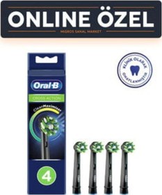 Resim Oral-B Poc Yedek Başlık Cross Actıon 4Ct-Siyah 4'lü ( 1 ADET ) 