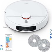 Resim Xiaomi Ultra Premium 3d Engellerden Kaçınma Çift Ped Basınçlı Paspas Özelliği Robot Süpürge 