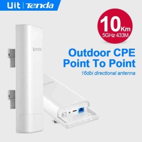 Resim Tenda O6 433MBPS 1port Poe Int. Anten 16DBI 5ghz Outdoor 5 Km Access Poınt 
