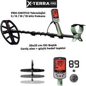 Resim Minelab X-Terra Pro Izmit Dedektör IP68 Su Geçirmez Metal Altın Define Arama Dedektörü 