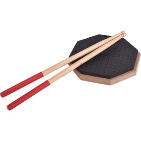 Resim Bateri Davul Ritim Çalışma Pedi 8'' Siyah 