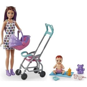 Resim Barbie Bebek Bakıcısı Bebeği Ve Aksesuarları Oyun Seti Seri: Fhy97 Item : Gxt34 