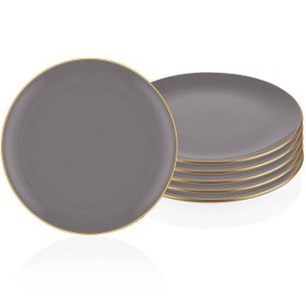 Resim The Mia Basic Servis Tabağı - Gri - 26 cm 