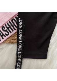 Resim Turuncu Gardrop Flashy Life Taytlı Kız Çocuk Takım Pembe 