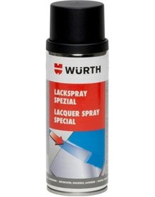 Resim Würth 650°C Isıya Dayanıklı Mat Siyah Boya 400Ml. Made In German 