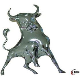 Resim Space Kalitesi Ile Etiketçiler Krom Kaplama Boğa Amblem 