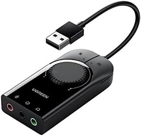 Resim Ugreen Harici USB Ses Kartı, 15 Cm 