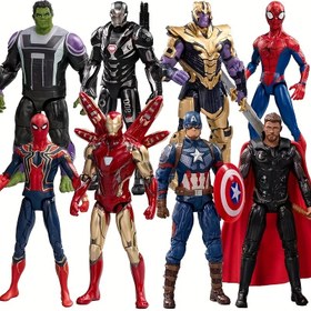 Resim Erkekler için Demir Aksiyon Figürü MK50 Avengers 5 Eklemli Bebek Model Oyuncak, Avengers 5 Serisi Koleksiyonluk 