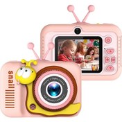 Resim Leezsing Çocuklar İçin Eğlenceli 20mp Çift Kameralı Oyuncak Fotoğraf Makinesi - 720p Video, 4x Zoom, 2" Ekran, 64gb'ye Kadar Hafıza Desteği Pembe 