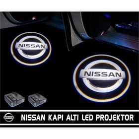 Resim Sm Motors Nissan Araçlar Için Pilli Yapıştırmalı Kapı Altı Led Logo 