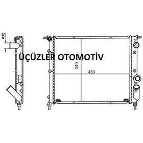 Resim R19 Motor Radyatörü 7700784038 7701034769 Karbüratörlü 