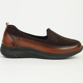 Resim Pierre Cardin Kadın Taba Taşlı Spor Ayakkabı PC-55362 