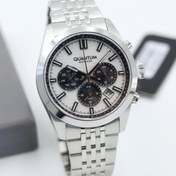 Resim Quantum Safir Cam Çelik Kordon Erkek Kol Saati ASW123-i1993Q 