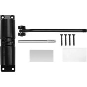 Resim Luuminaly Otomatik Kapı Kapatıcı Ayarlanabilir Ağır Hizmet Tipi Yaylı Kapı Siyah (Yurt Dışından) 