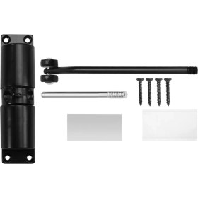 Resim Luuminaly Otomatik Kapı Kapatıcı Ayarlanabilir Ağır Hizmet Tipi Yaylı Kapı Siyah (Yurt Dışından) 