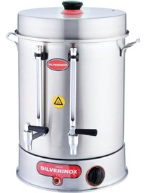 Resim Işıkgaz Çevirmeli Metal Musluklu Çay Makinesi 500 Bardak 50 Lt. 2750 W. Profesyonel Endüstriyel 