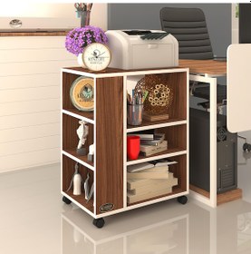 Resim Kenzlife ofis yazıcı masası berubetto106 cvz 106*090*60 tekerlekli sekreter 