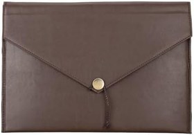 Resim PLM Mac Sleeve 15-16 inç MacBook Uyumlu Kılıf Kahverengi 