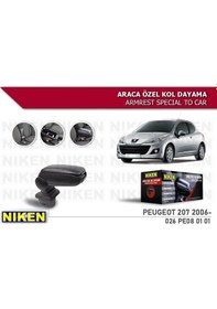 Resim Peugeot 207- 2006- Araca Özel Kol Dayama Siyah (546832593) 
