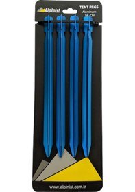 Resim Alpinist Alüminyum 6061 Çadır Kazığı 18 Cm Mavi 4'lü Çok Renkli 