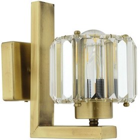 Resim Ramo Eskitme Kristal Taşlı Duvar Lambası Yatak Odası-Yatak Başı-S Eskitme 