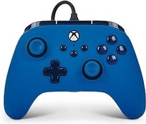 Resim PowerA Advantage Wired Controller for Xbox Series X|S - Blue, Xbox Controller with Detachable 10ft USB-C Cable, Mappable Buttons, Trigger Locks and Rumble Motors, Officially Licensed for Xbox 