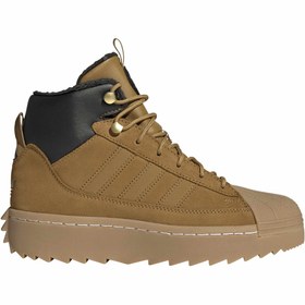 Resim adidas Koyu Kum Erkek Çocuk Bot JQ0345 SUPERSTAR WINTER TREK J 