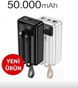 Resim Kensa 50.000 mAh 22.5W PD Hızlı Şarj Powerbank | LED Ekranlı, Çoklu Çıkışlı, Ultra Yüksek Kapasite 
