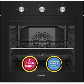 Resim Simfer Trend Mekanik 8228 + 3046 Power Turbo 2'li Ankastre Set Siyah 