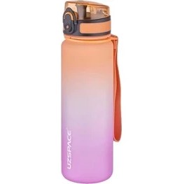 Resim Fiftyfifty 500ML Çift Renk Softtouch Ff Collection Tritan Su Matarası Turuncu-Mor 