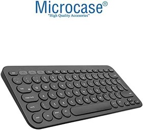 Resim Microcase Alcatel 1T 10 inch Tablet için Bluetooth Klavye + Mouse + Tablet Standı - AL8106 