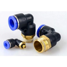 Resim 1/2 - 8 Mm Pnömatik Dirsek Bağlantı 
