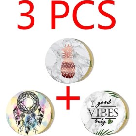 Resim GongtuShop A1431A1574A1217 Stili 3 Adet Metal Levha Levha Mıknatıs Cep Telefonu Tutucu Için Manyetik Araç Telefonu Standı Sahipleri Supporto Selüloz Oto Evrensel (Yurt Dışından) 