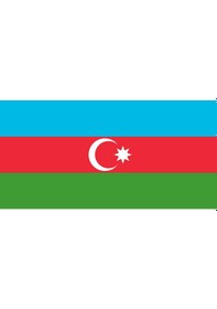 Resim Azerbaycan Bayrağı. Azeri Bayrağı 100X150CM 