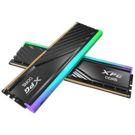 Resim XPG 48GB (2X 24GB) DDR5 6400MHZ CL32 RGB DUAL KIT PC RAM LANCER BLADE AX5U6400C3224G-DTLABRBK 