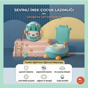 Resim Tuvalet Eğitici Lazımlık - Yeşil 