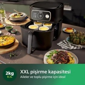 Resim HD9875/90 Airfryer 7000 Serisi Xxl Connected, 2 Kg, 8.3 L Kapasite, Uzaktan Bağlantılı 