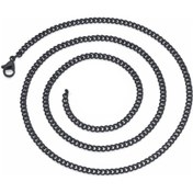 Resim Chavin Siyah 63 Cm. 3 Mm. Erkek Çelik Zincir Ds05Sy (478257242) 