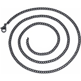 Resim Chavin Siyah 63 Cm. 3 Mm. Erkek Çelik Zincir Ds05Sy (478257242) 